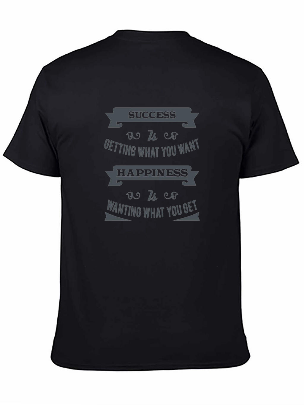 Success & Happiness Quote Graphic T-Shirt