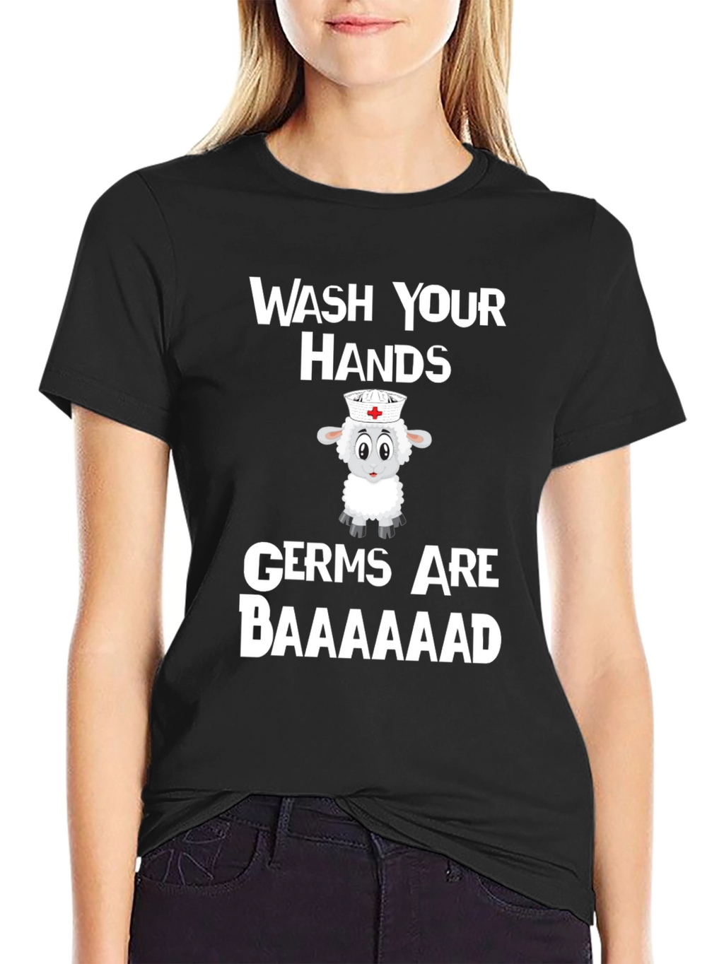 Wash Your Hands! Funny Sheep T-Shirt