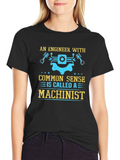 Engineer Machinist Graphic T-Shirt