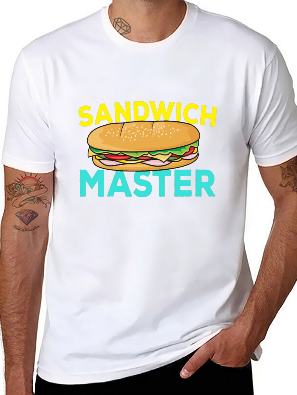 Sandwich Master Graphic T-Shirt - Foodie Gift