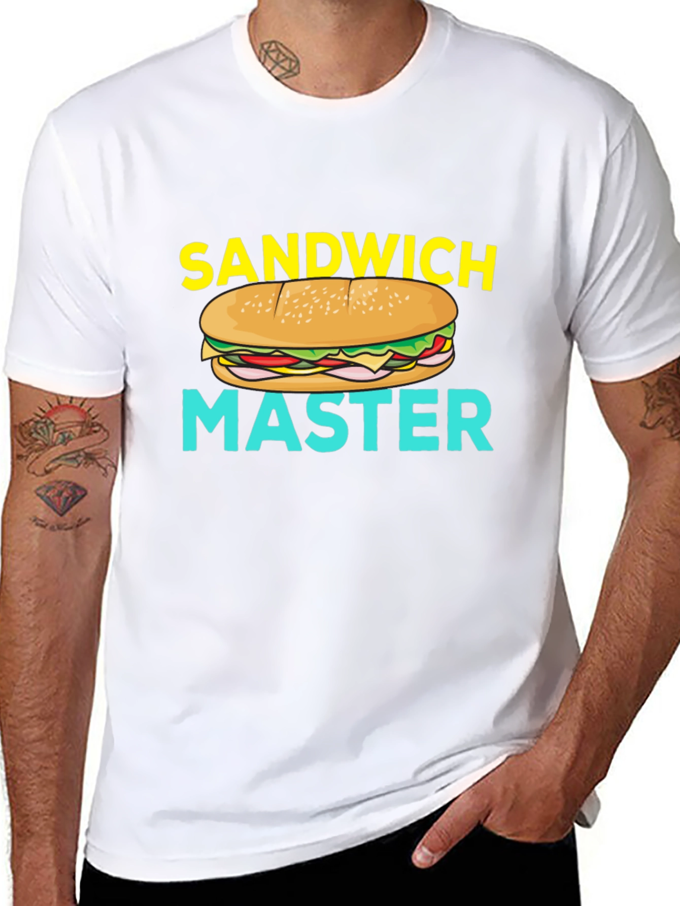 Sandwich Master Graphic T-Shirt - Foodie Gift