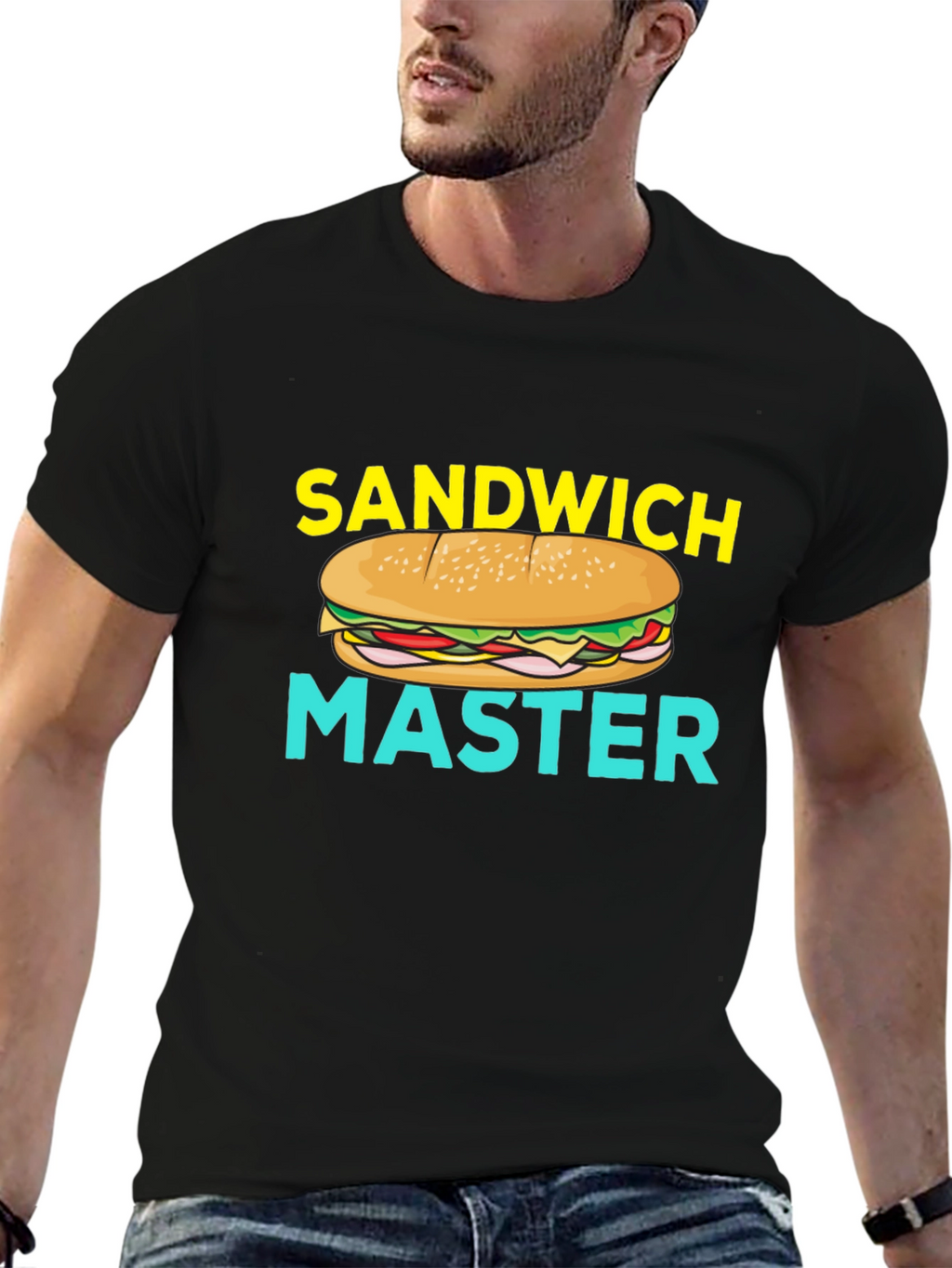 Sandwich Master Graphic T-Shirt - Foodie Gift