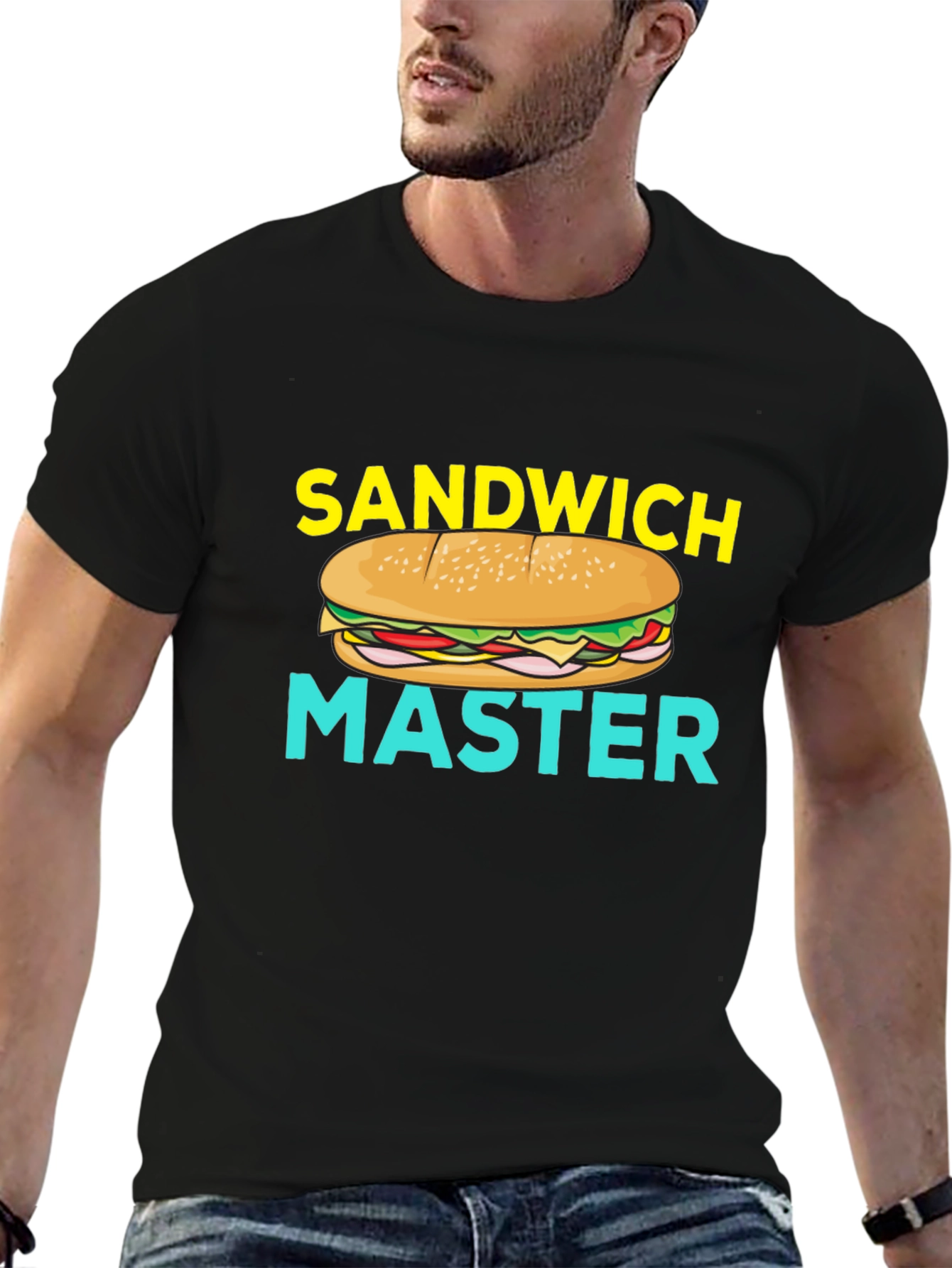 Sandwich Master Graphic T-Shirt - Foodie Gift