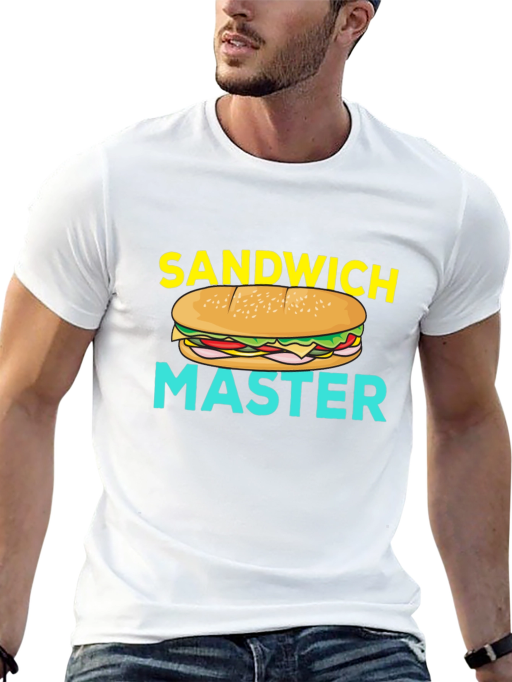 Sandwich Master Graphic T-Shirt - Foodie Gift