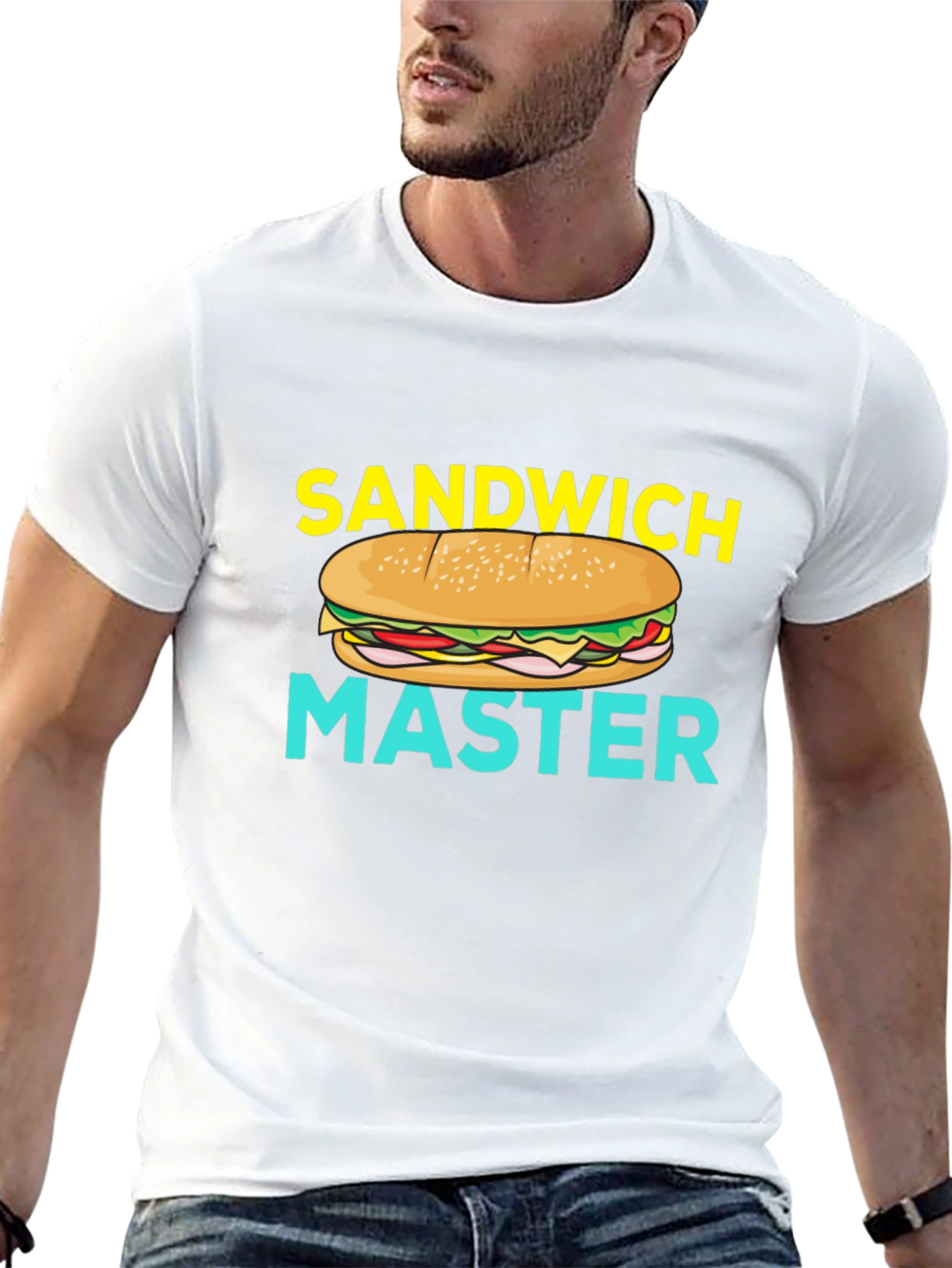 Sandwich Master Graphic T-Shirt - Foodie Gift