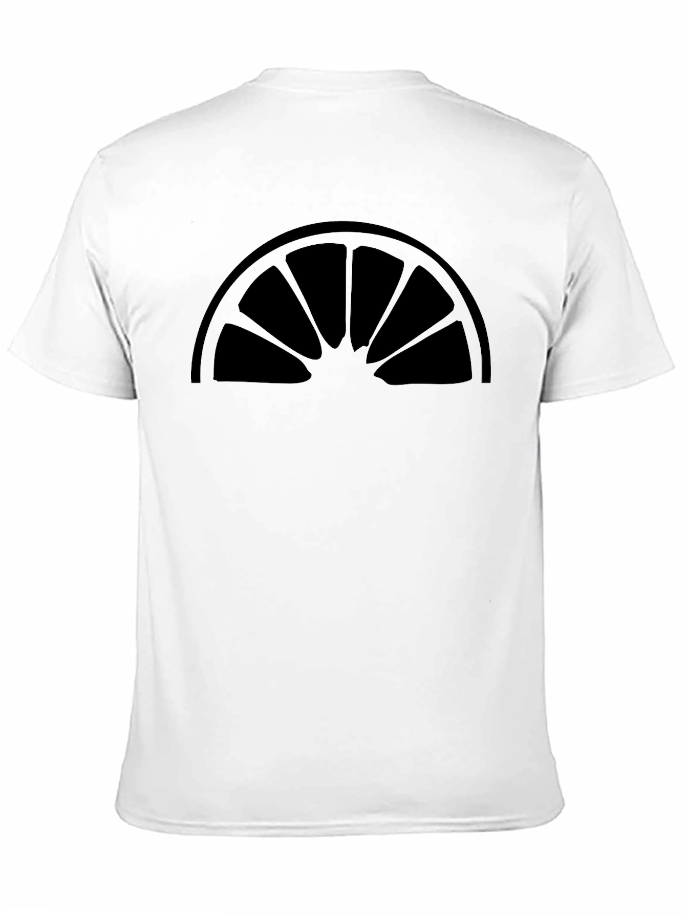 Citrus Slice Graphic Tee - Black