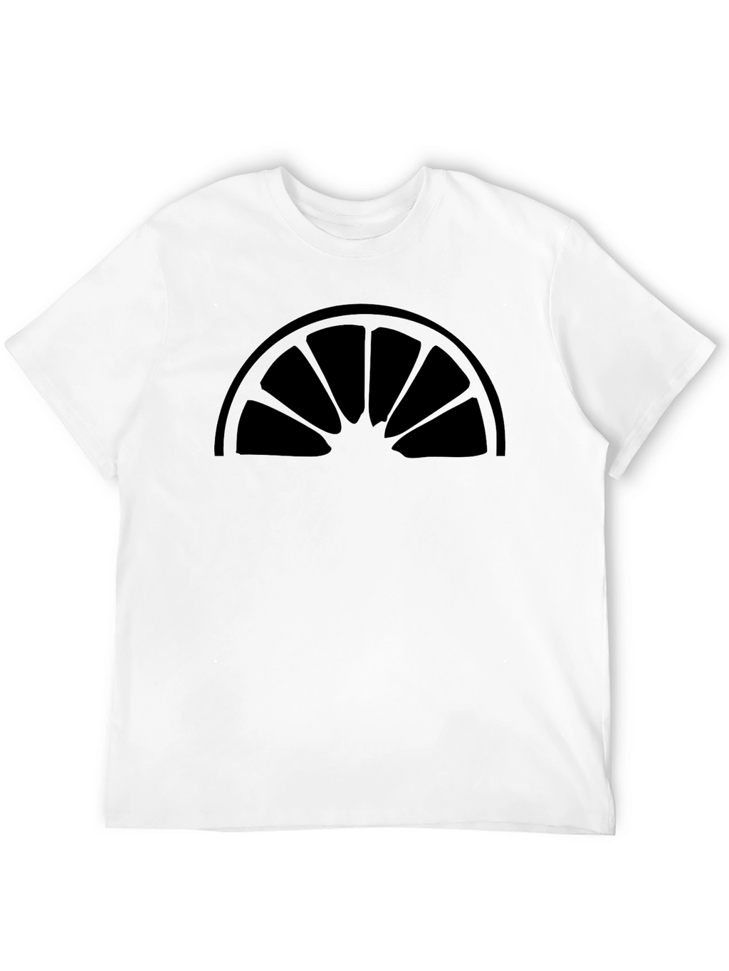 Citrus Slice Graphic Tee - Black