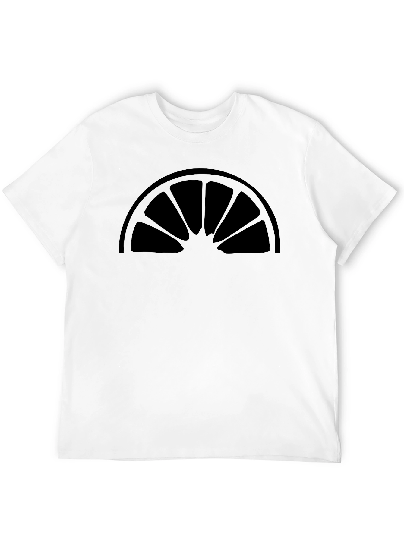 Citrus Slice Graphic Tee - Black