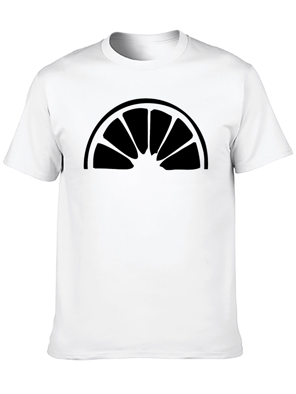 Citrus Slice Graphic Tee - Black