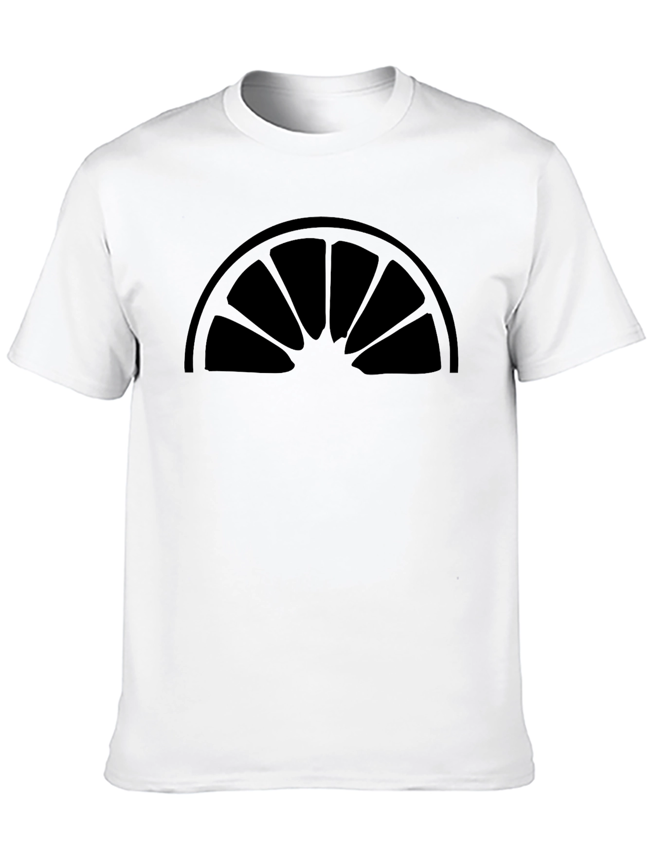 Citrus Slice Graphic Tee - Black