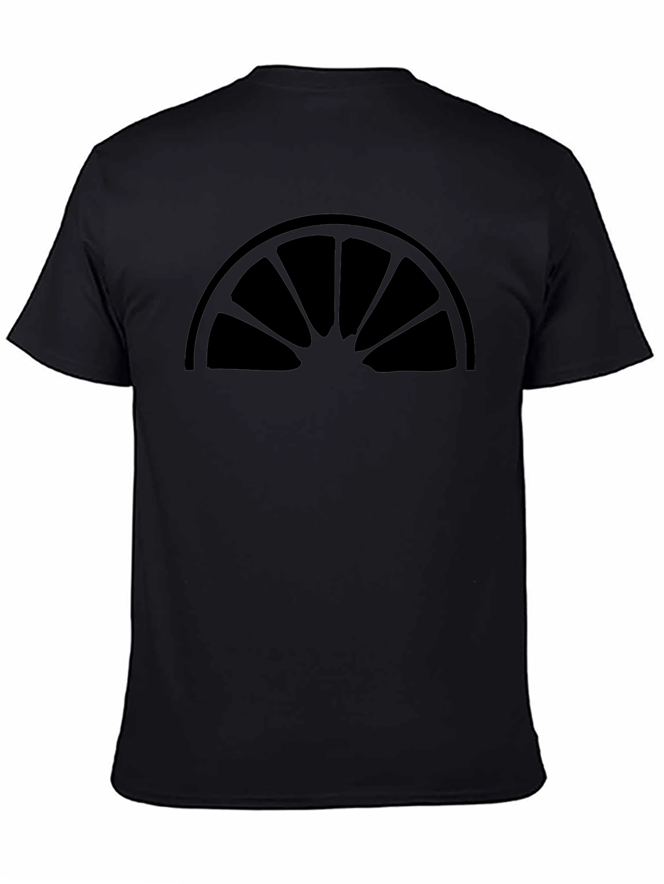 Citrus Slice Graphic Tee - Black
