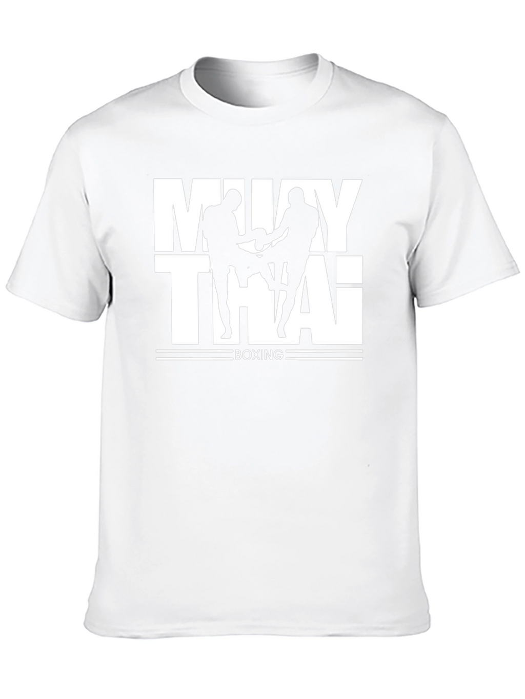 Muay Thai Boxing Graphic T-Shirt - Black