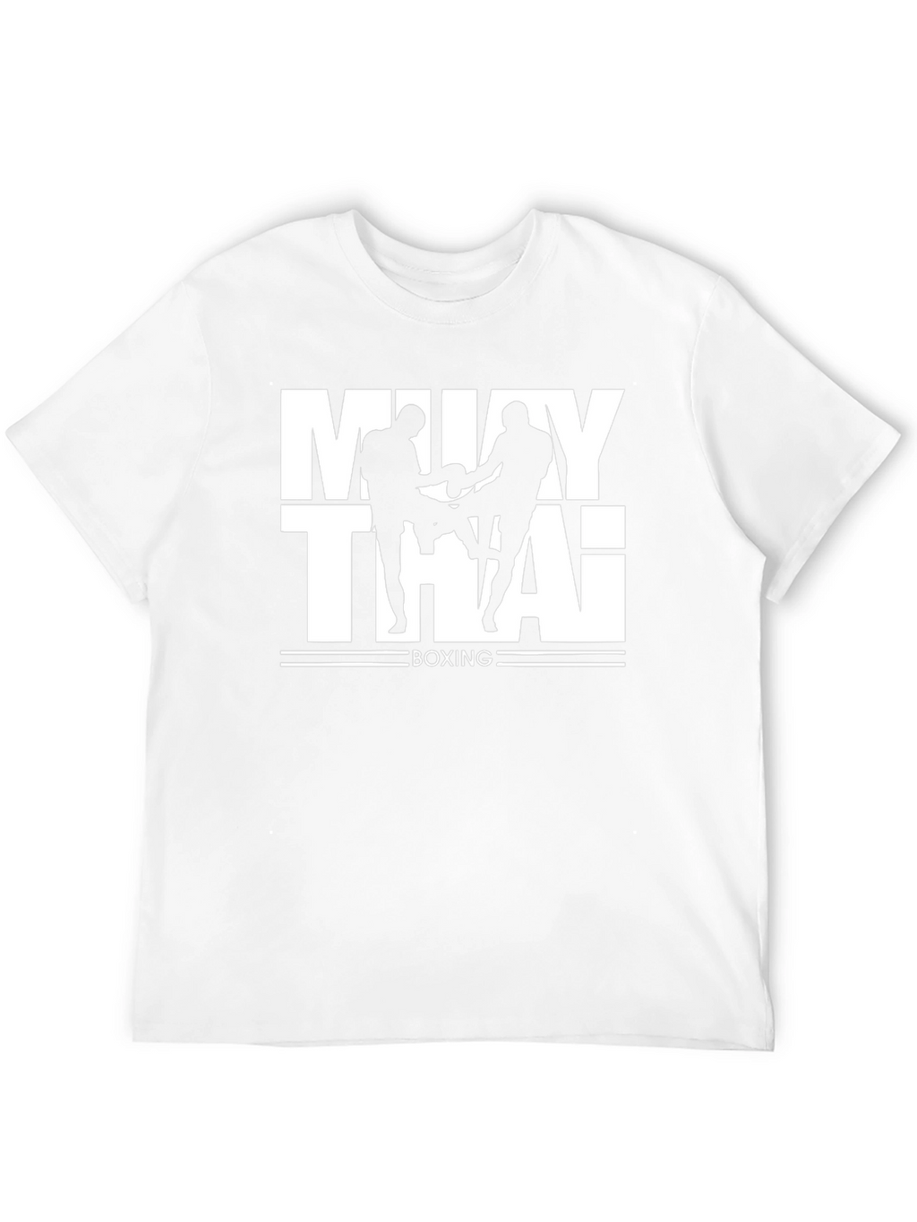 Muay Thai Boxing Graphic T-Shirt - Black