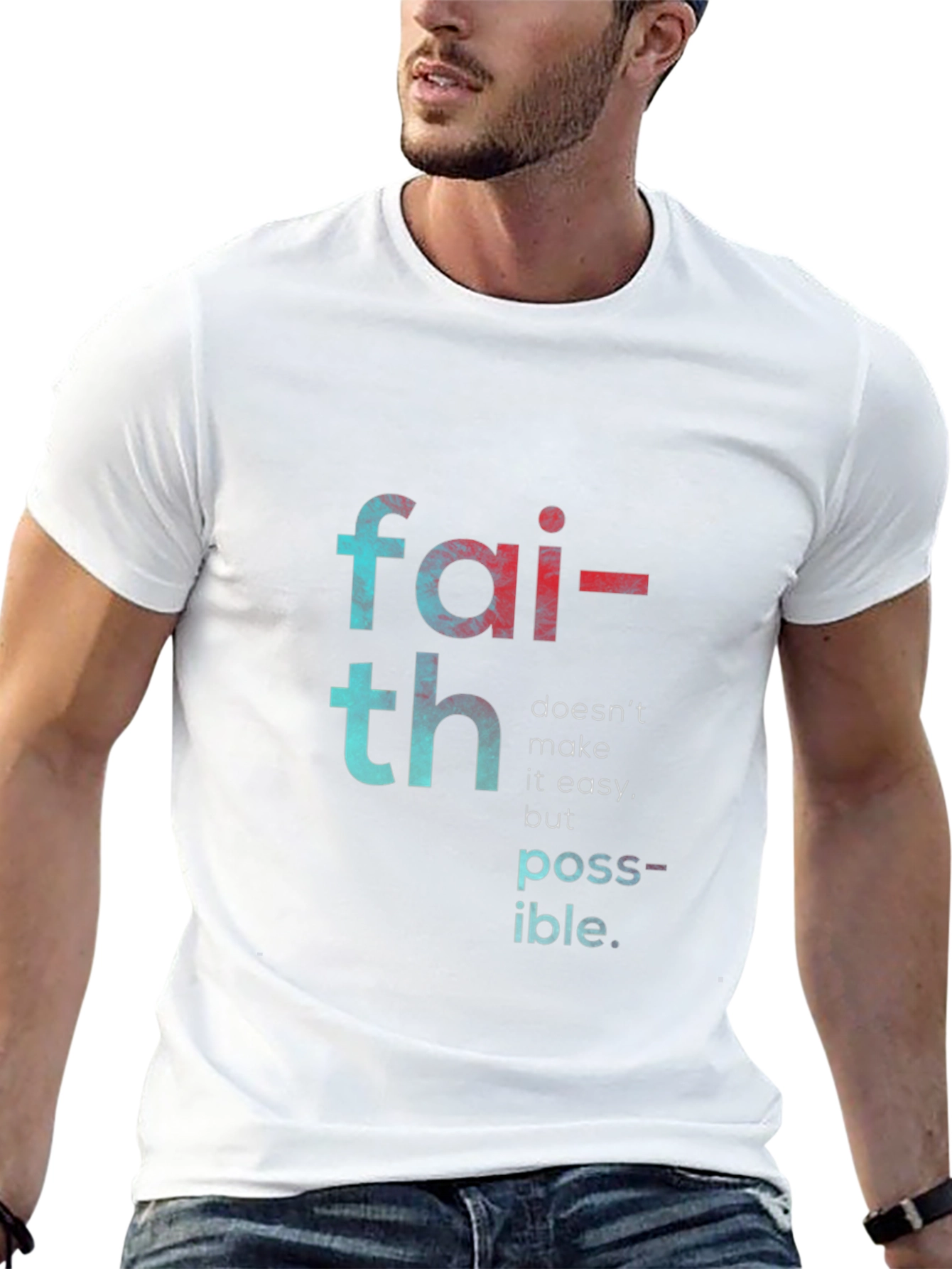 Faith Makes Possible T-Shirt - Black