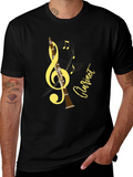 Musical Clarinet T-Shirt - Black