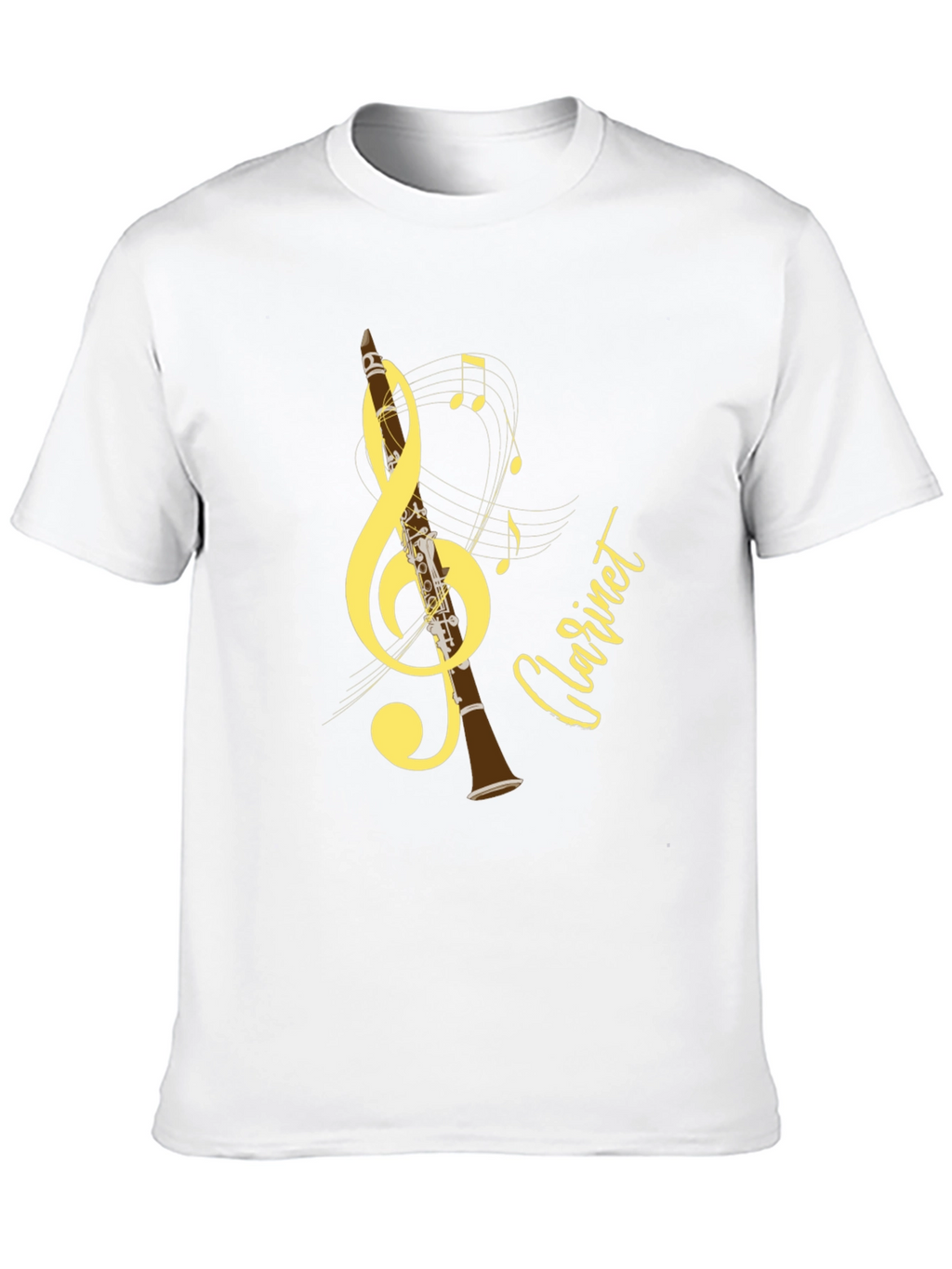 Musical Clarinet T-Shirt - Black