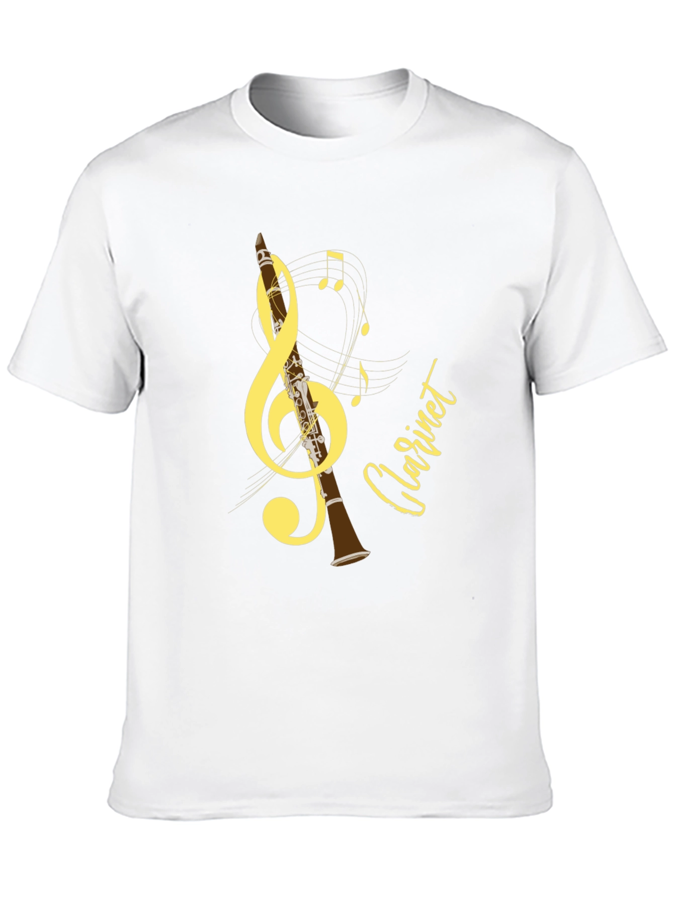 Musical Clarinet T-Shirt - Black
