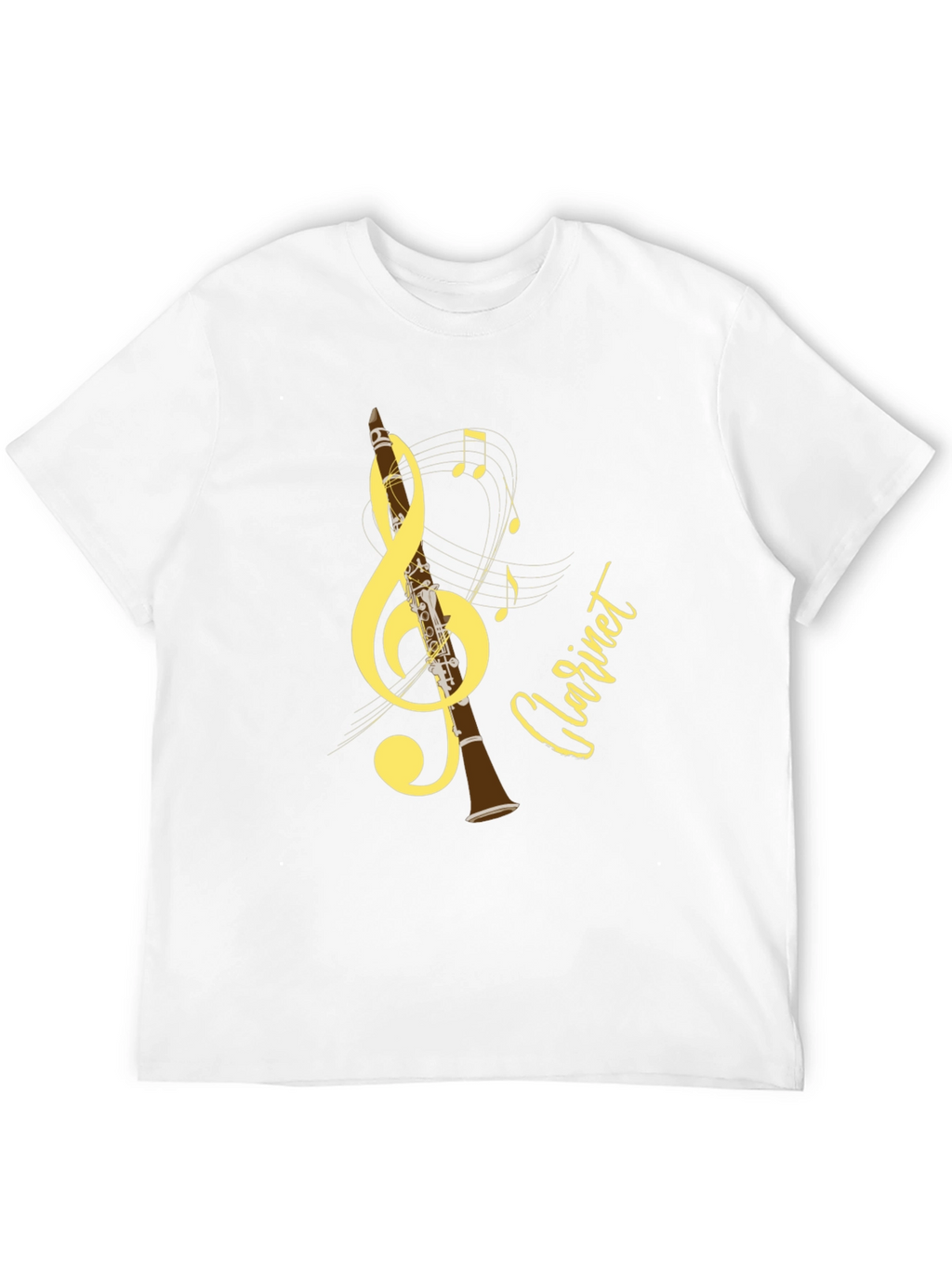 Musical Clarinet T-Shirt - Black