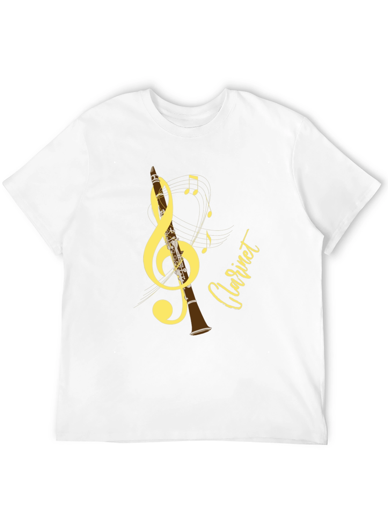 Musical Clarinet T-Shirt - Black