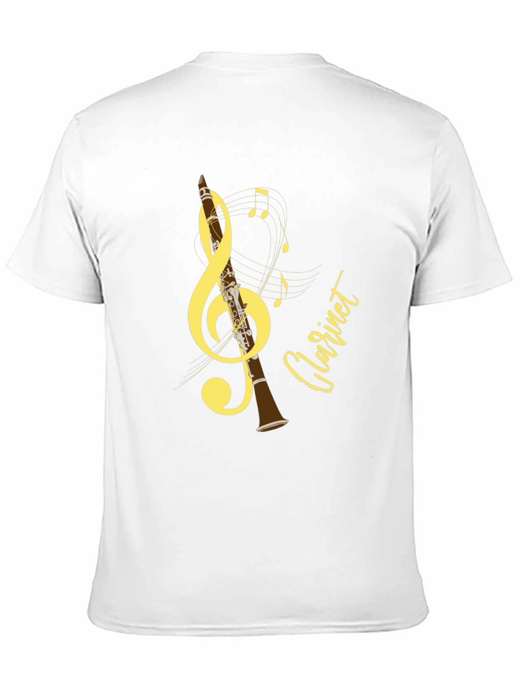 Musical Clarinet T-Shirt - Black