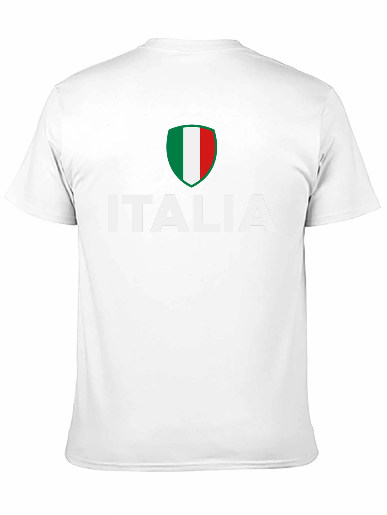Italia Flag Graphic Tee - Black