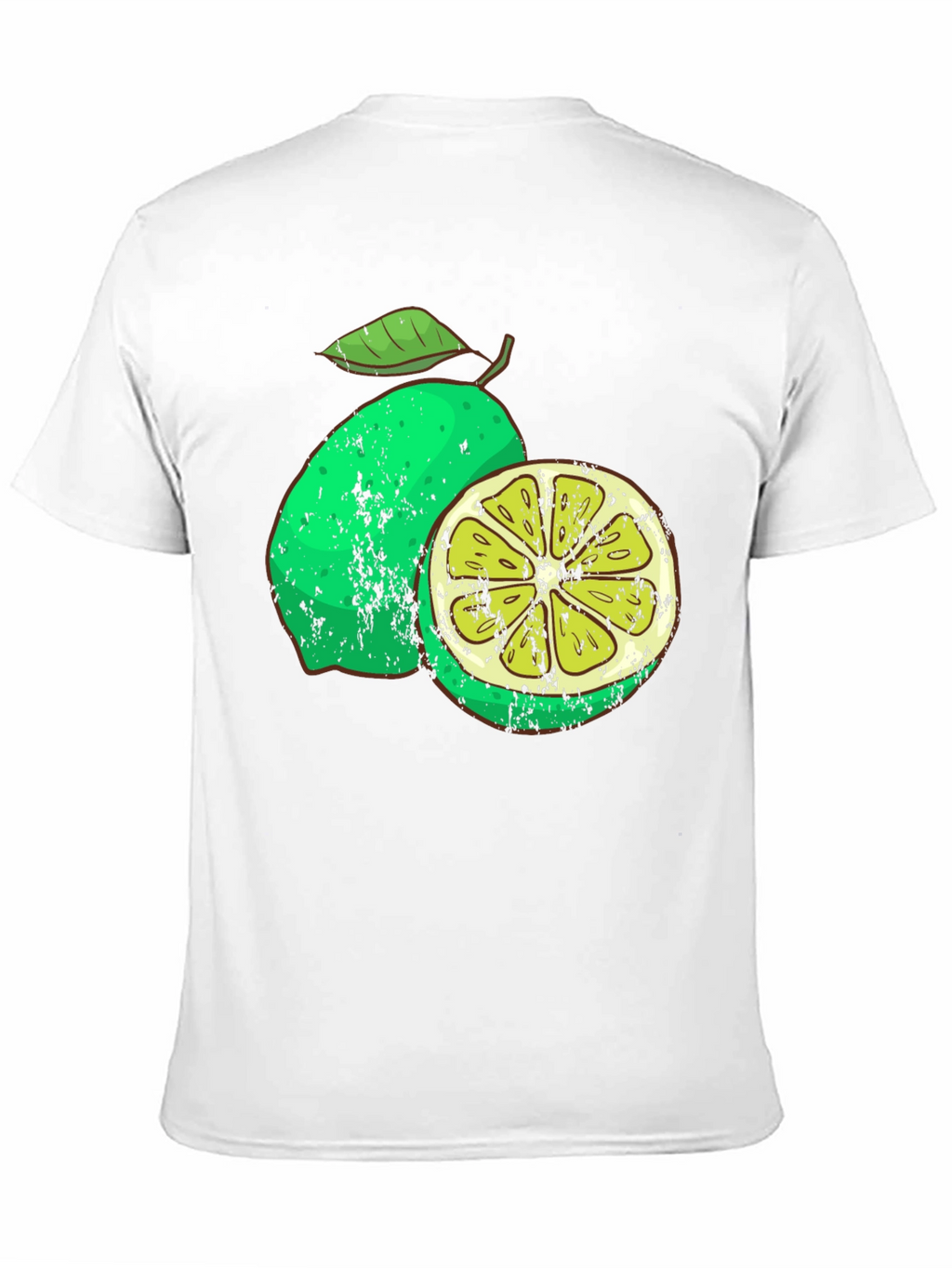 Lime Graphic Print Mens T-Shirt