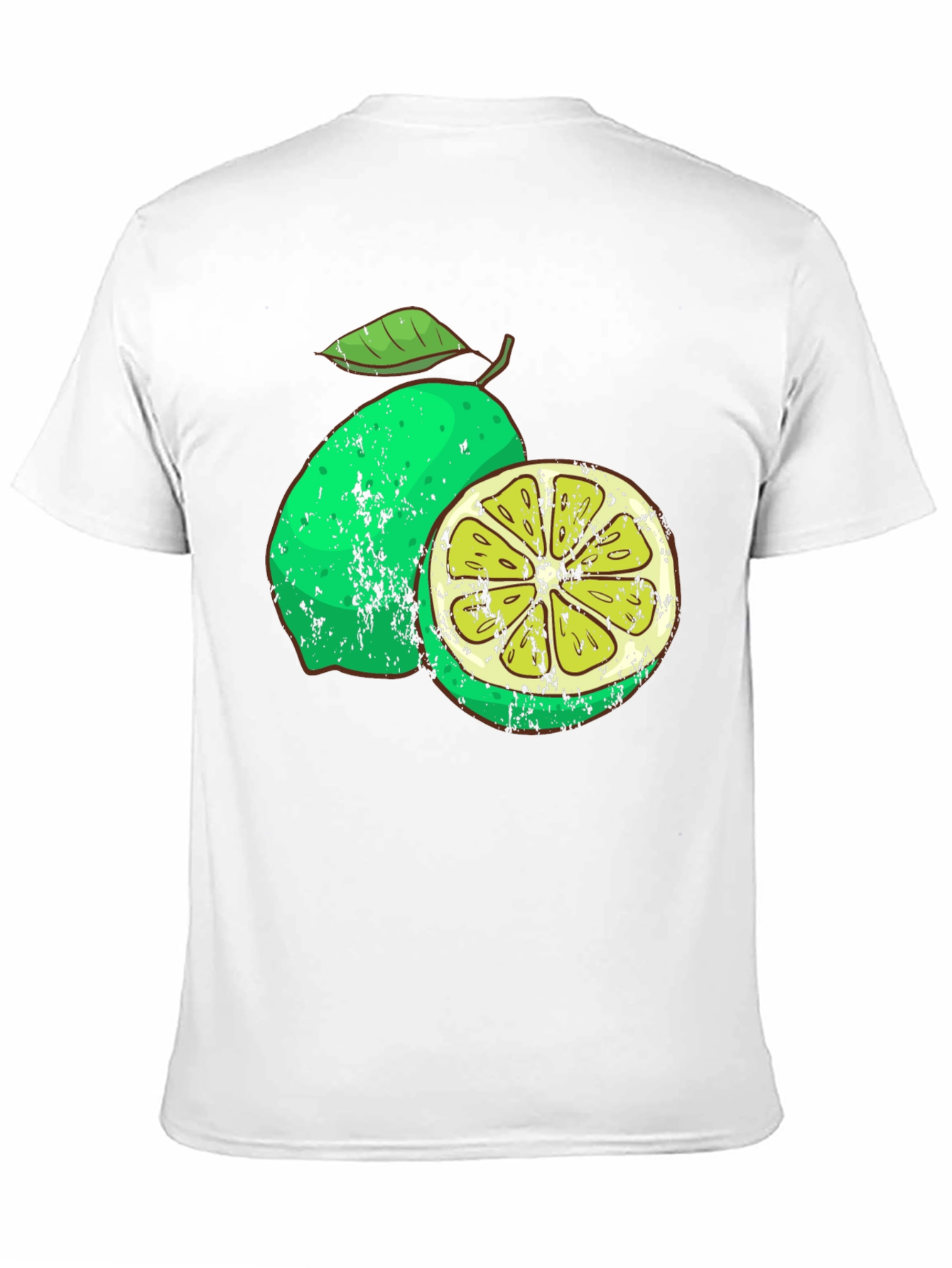 Lime Graphic Print Mens T-Shirt