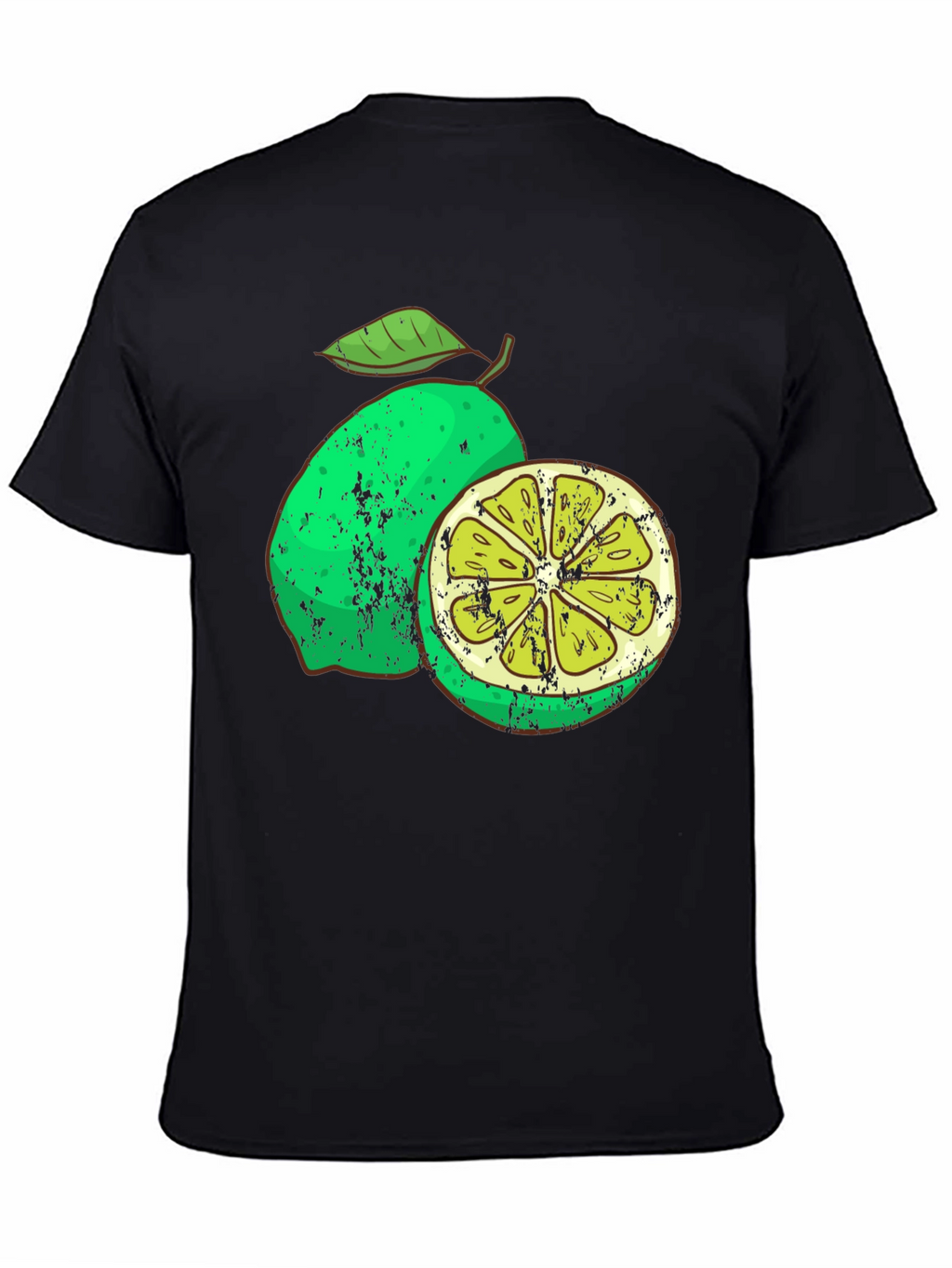 Lime Graphic Print Mens T-Shirt