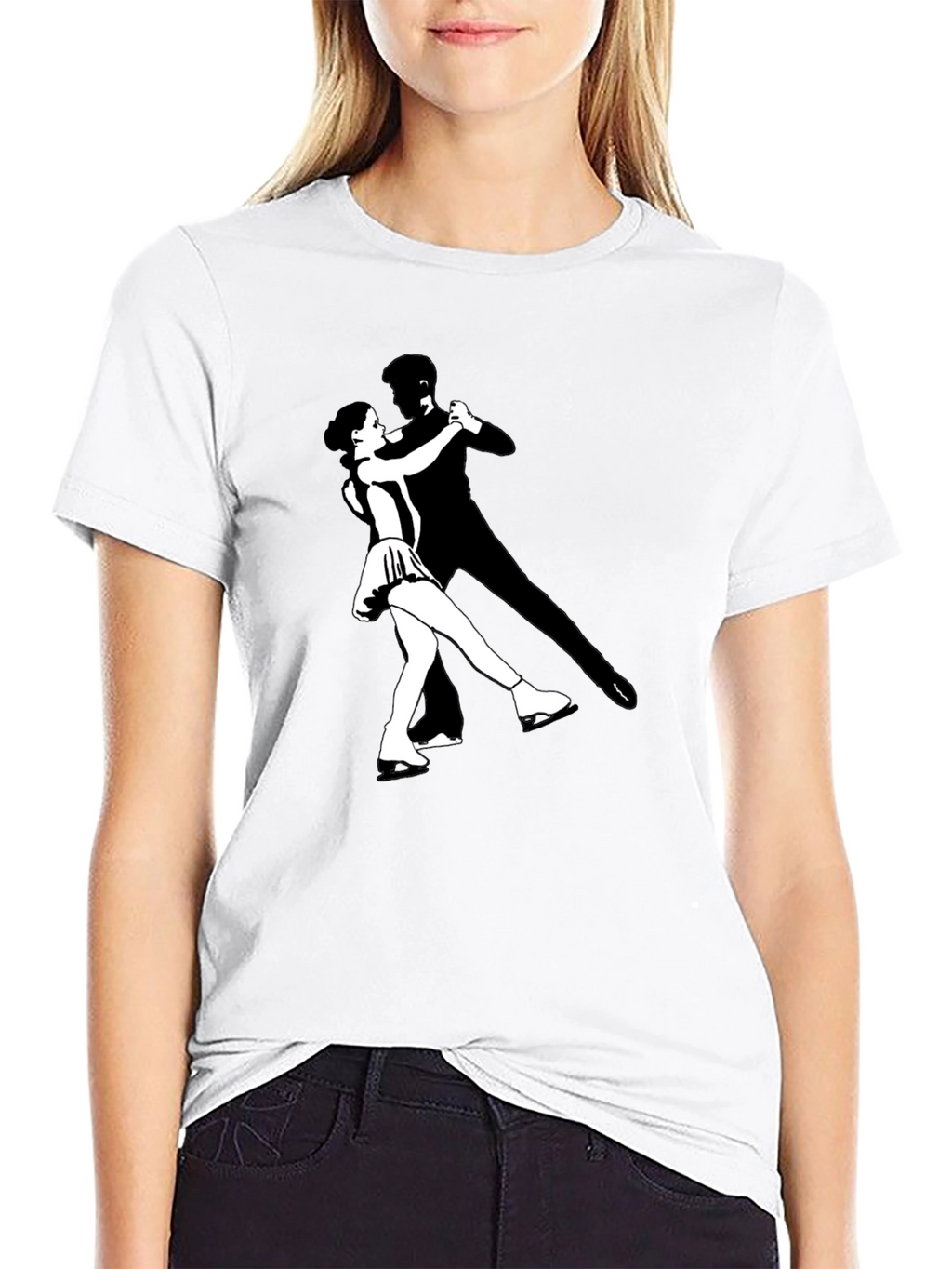 Dancing Duo Black T-Shirt