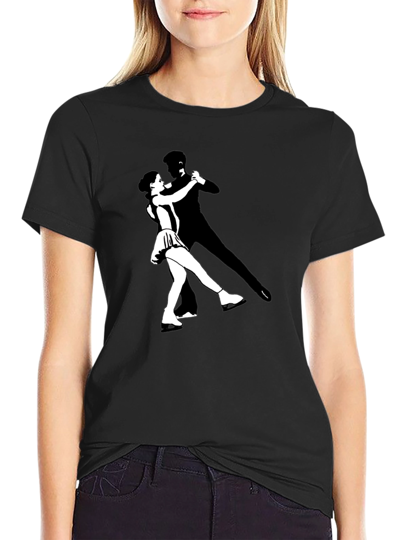 Dancing Duo Black T-Shirt