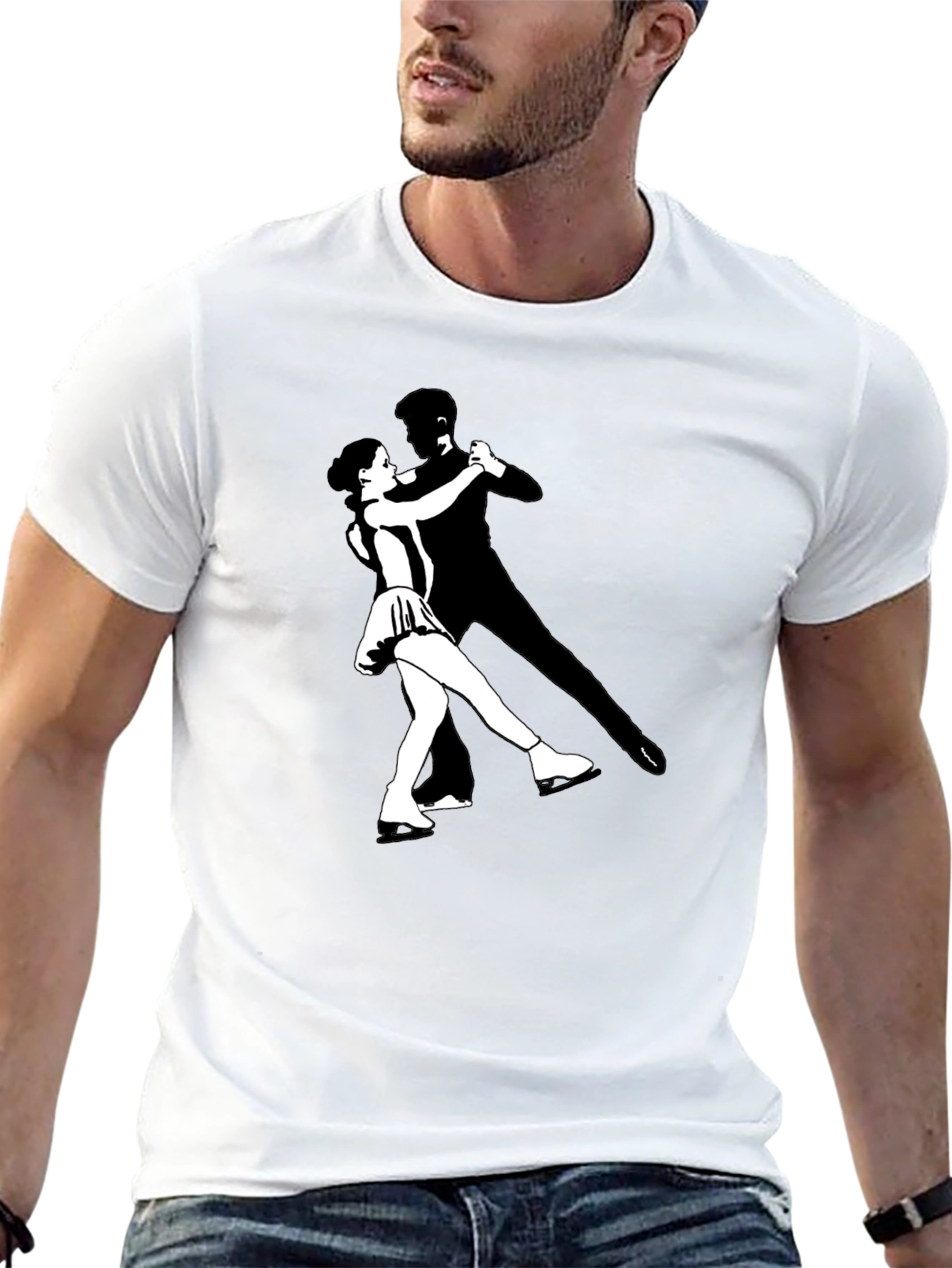 Dancing Duo Black T-Shirt