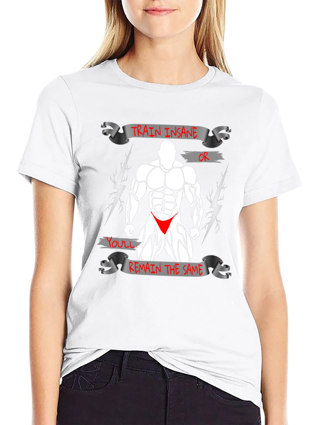 Train Insane Bodybuilding T-Shirt