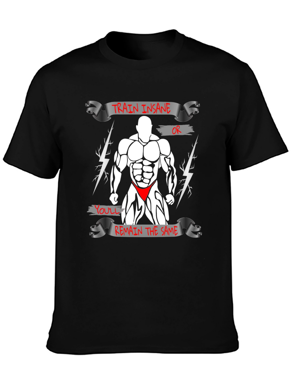 Train Insane Bodybuilding T-Shirt