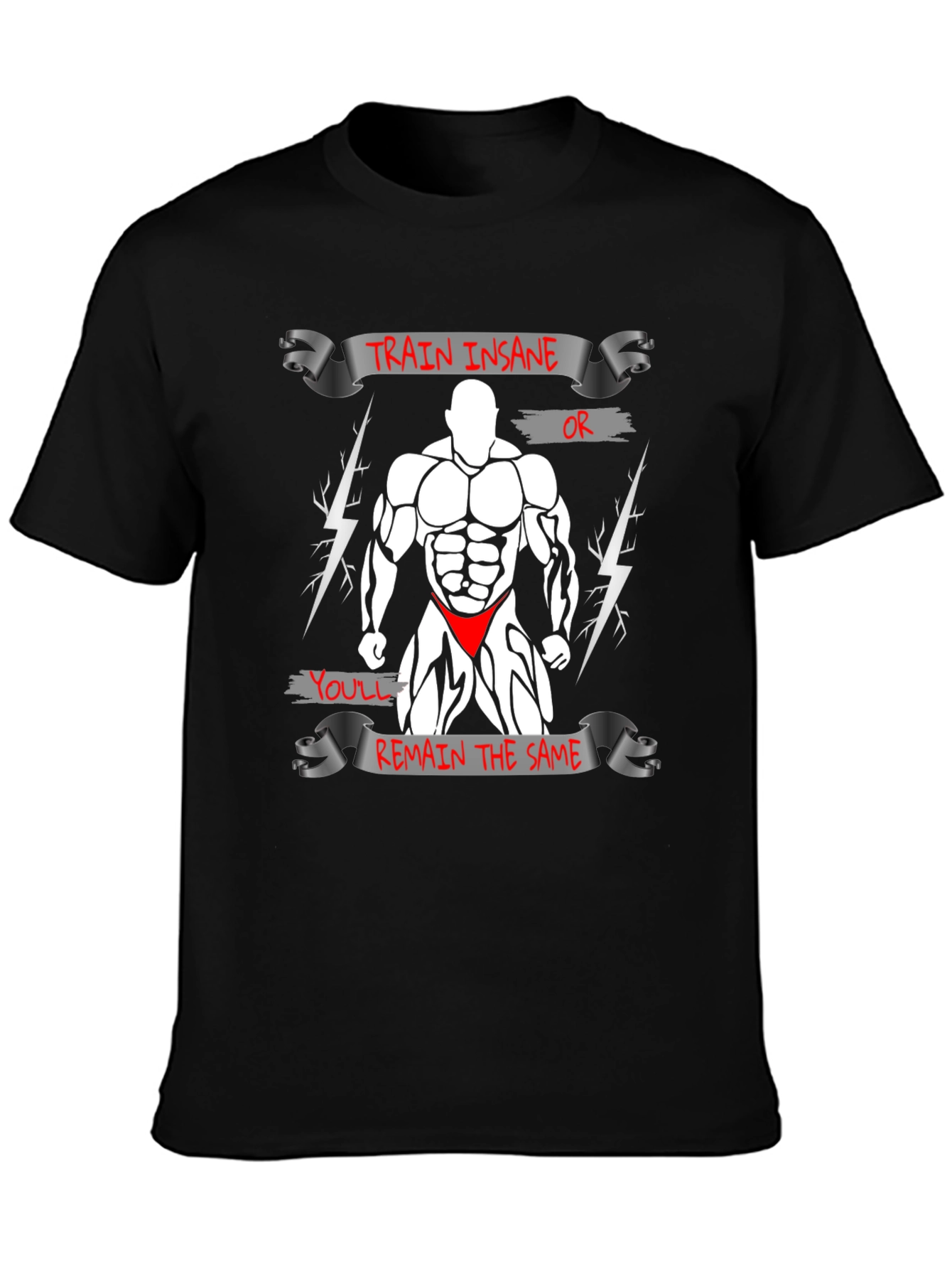 Train Insane Bodybuilding T-Shirt
