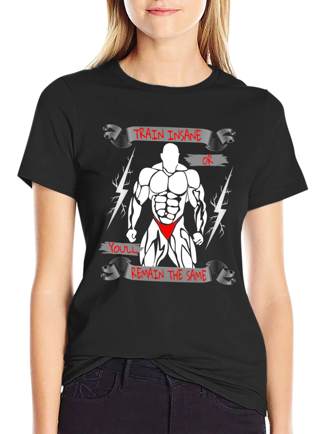 Train Insane Bodybuilding T-Shirt