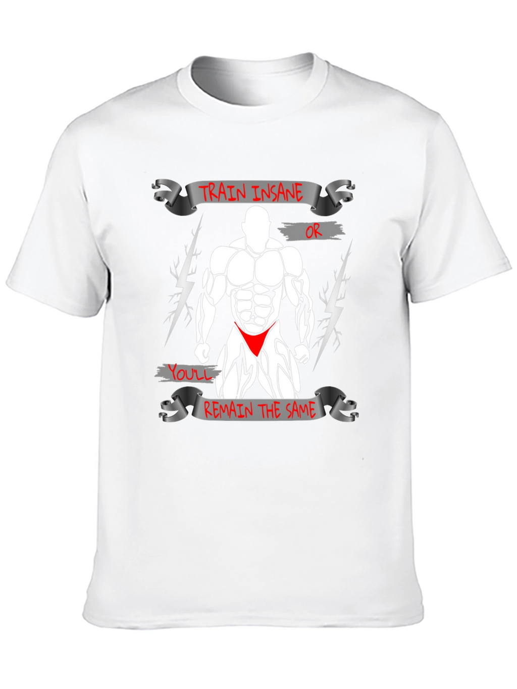 Train Insane Bodybuilding T-Shirt