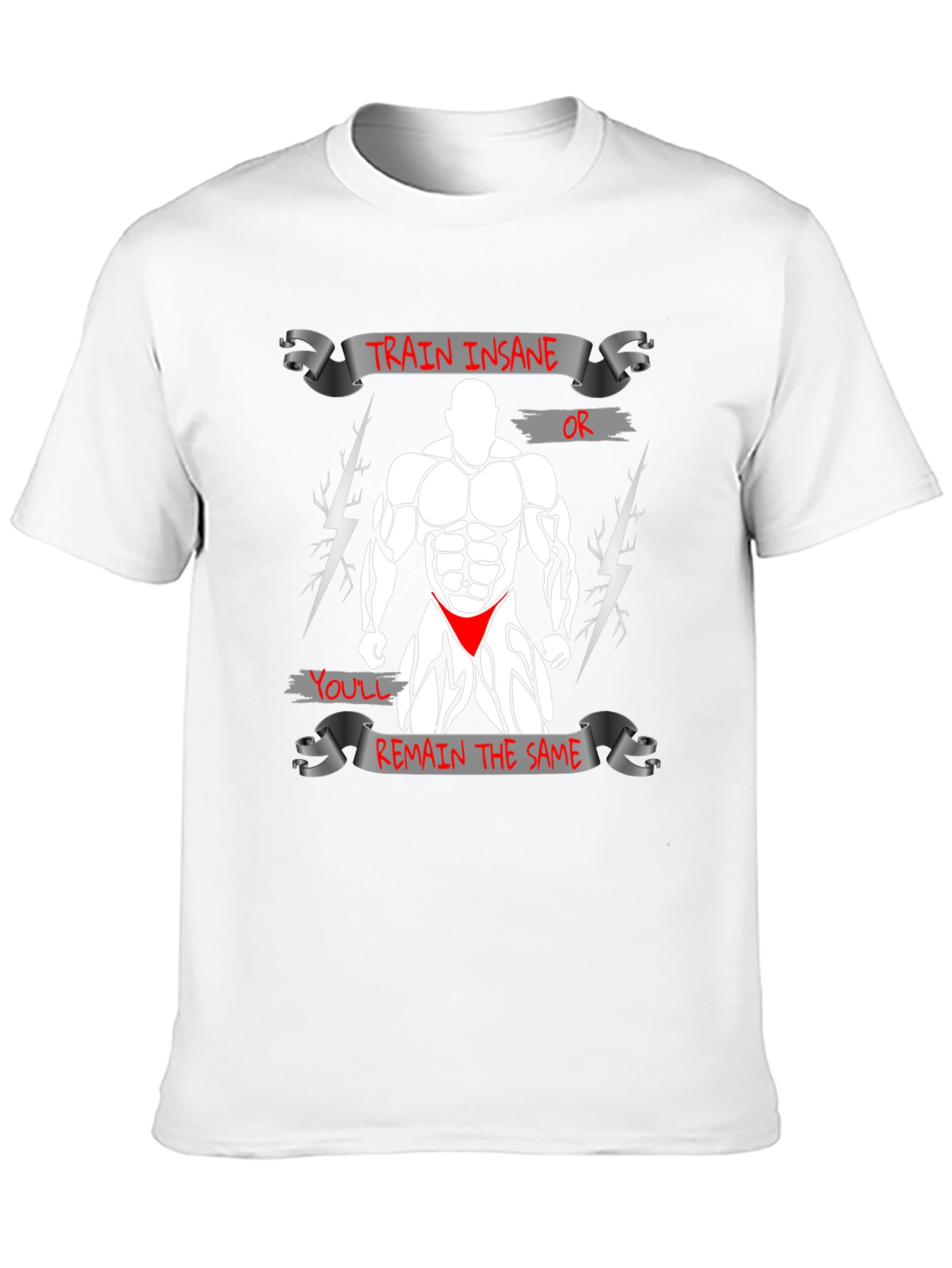 Train Insane Bodybuilding T-Shirt