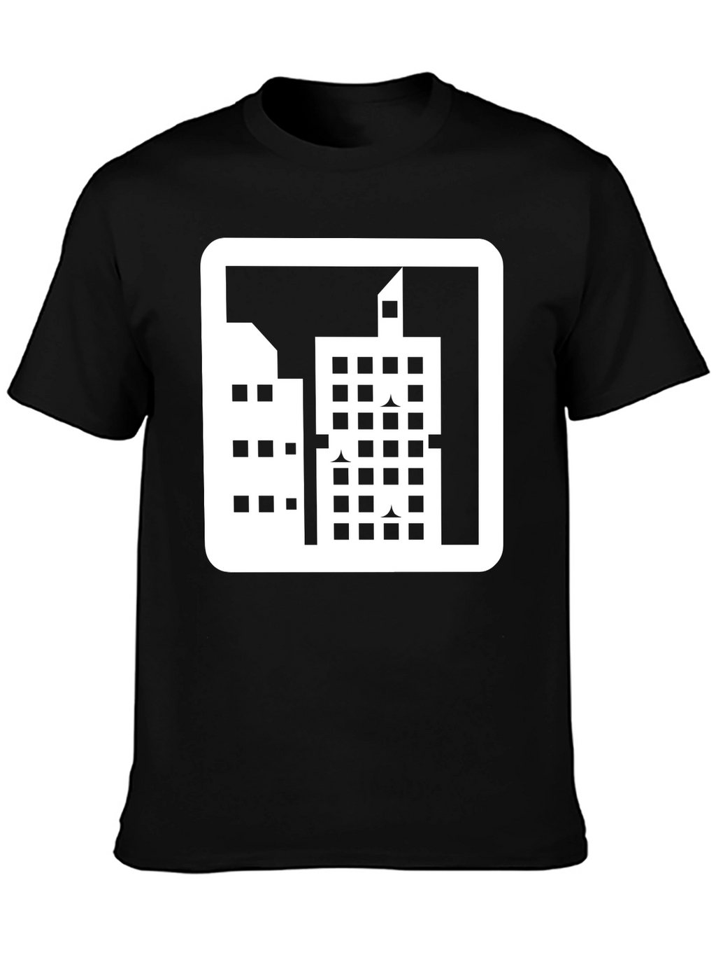 Urban Graphic Tee - Modern Cityscape Design