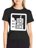 Urban Graphic Tee - Modern Cityscape Design
