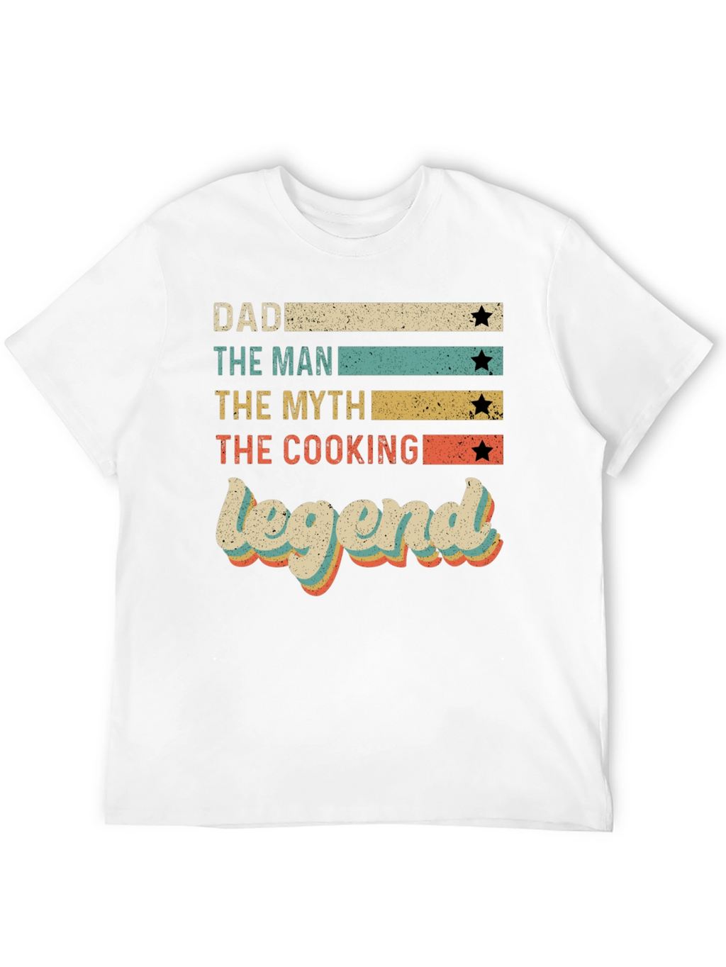 Dad Cooking Legend Retro Graphic Tee
