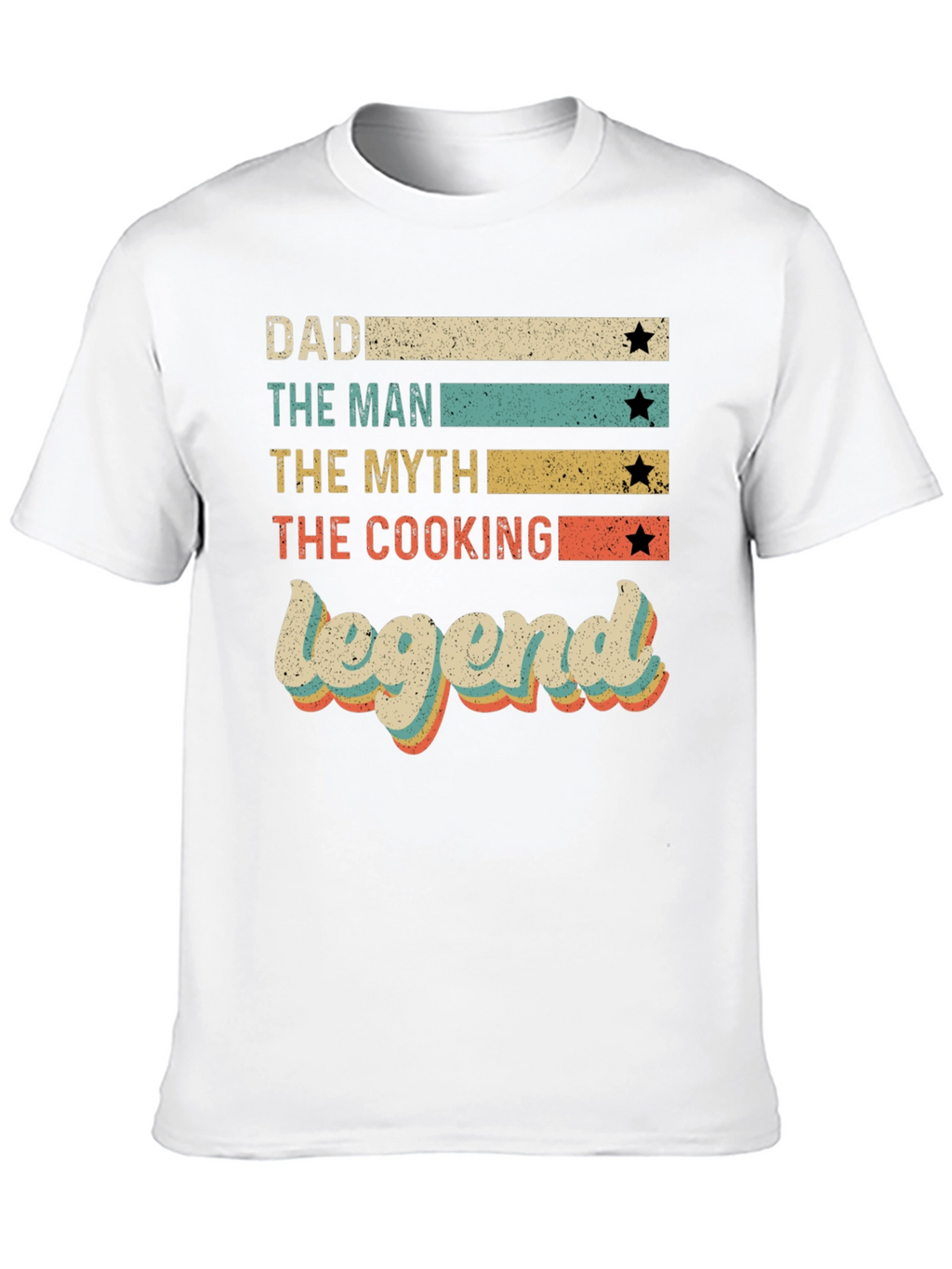 Dad Cooking Legend Retro Graphic Tee