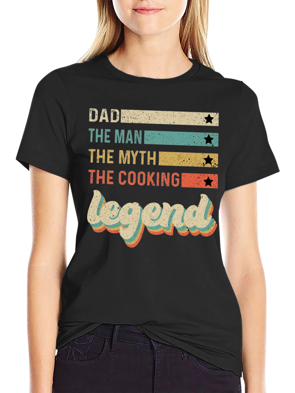 Dad Cooking Legend Retro Graphic Tee