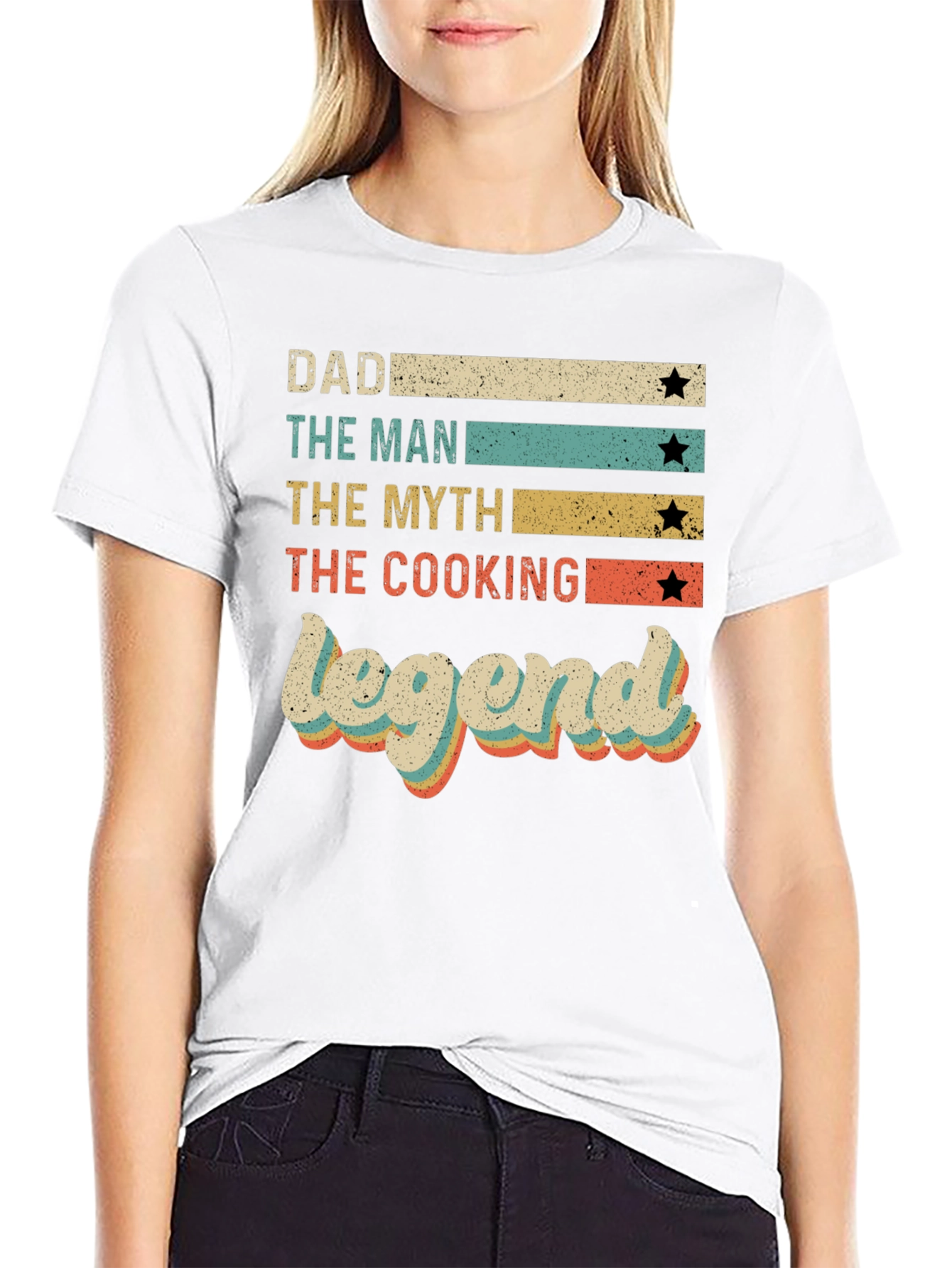 Dad Cooking Legend Retro Graphic Tee
