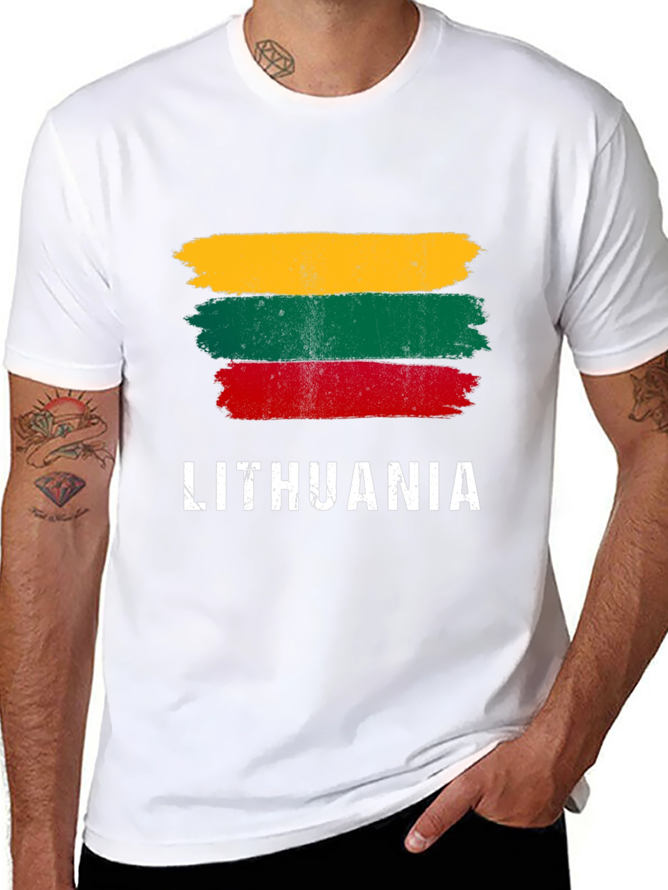 Lithuania Flag T-Shirt - Country Pride Tee