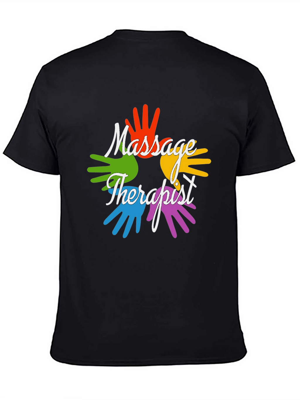 Massage Therapist Hands Graphic Tee