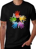 Massage Therapist Hands Graphic Tee