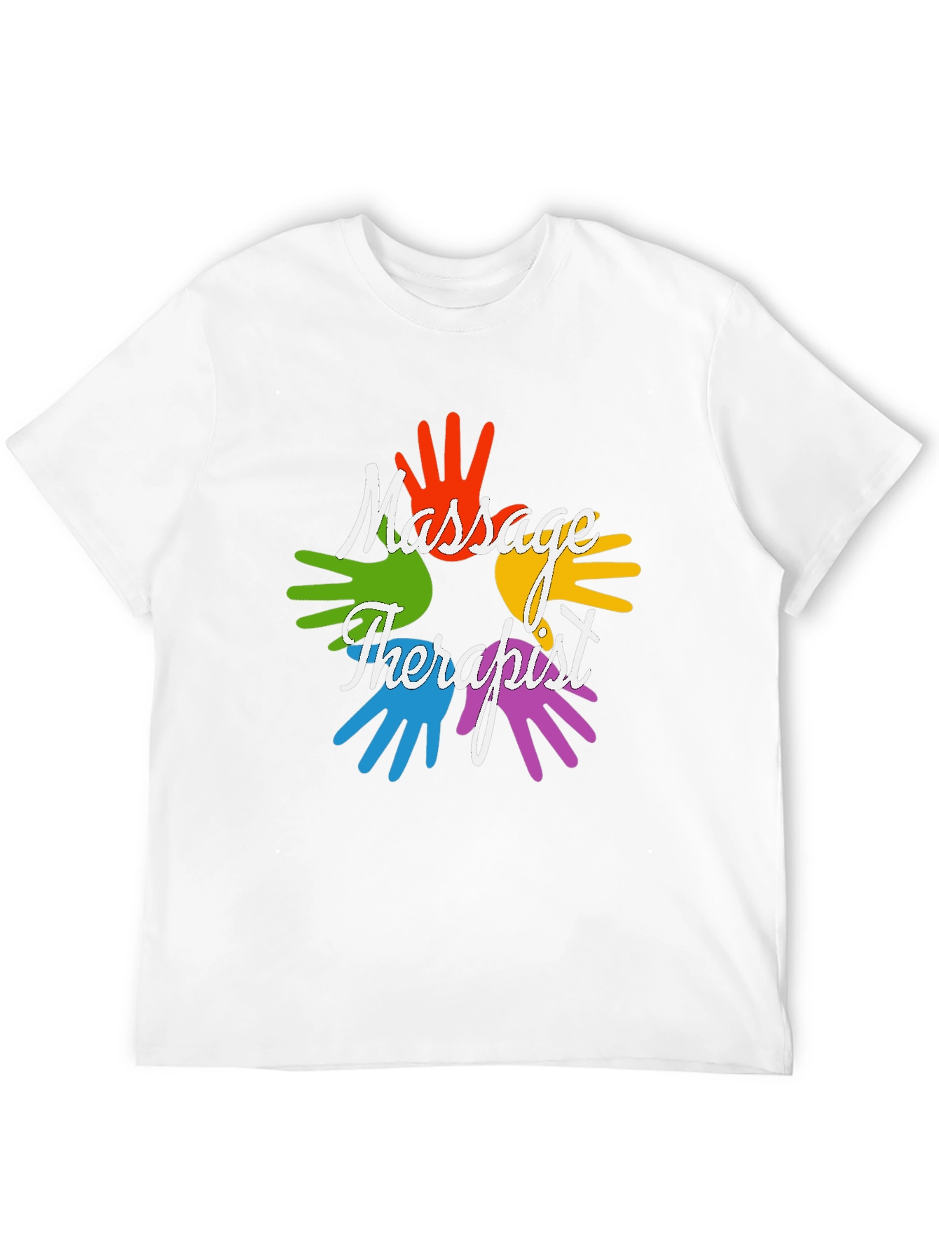 Massage Therapist Hands Graphic Tee