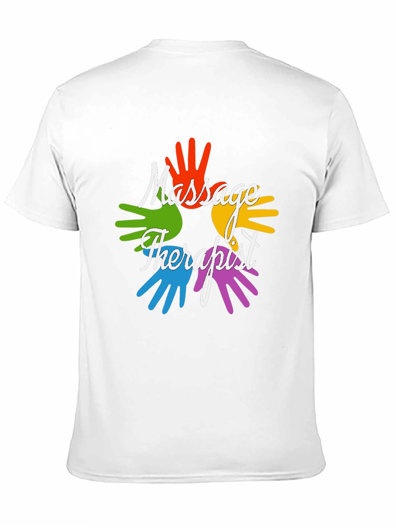 Massage Therapist Hands Graphic Tee