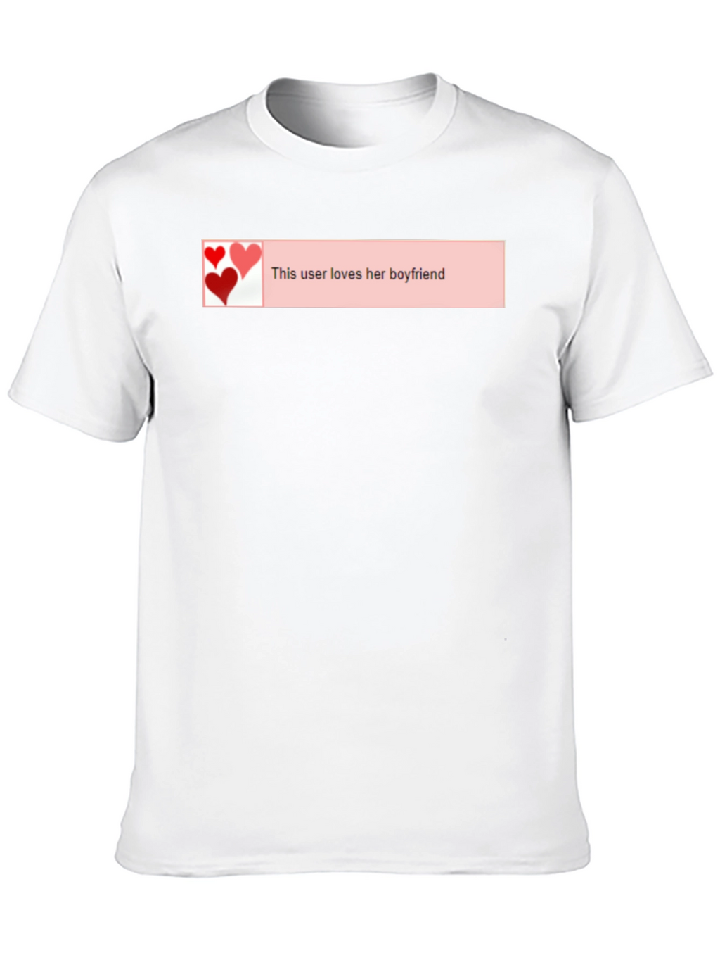 Loves Her Boyfriend Black T-Shirt