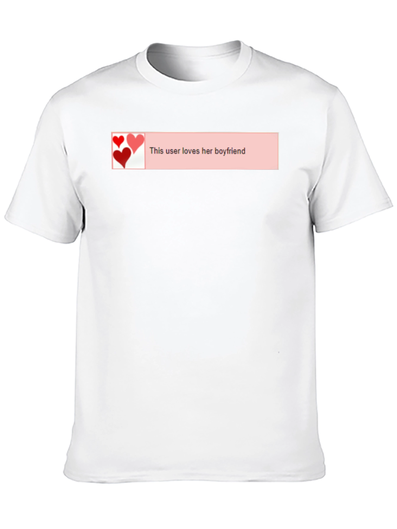 Loves Her Boyfriend Black T-Shirt